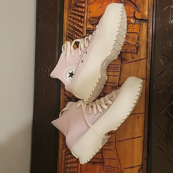 Converse lug sneakers unisex women's 8.5 men's 6.5 EUC Sneakerhead Indie Sleaze - Picture 2 of 9